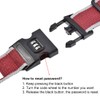 sourcing map Luggage Straps Suitcase Belts with Buckle, Combination Lock,
