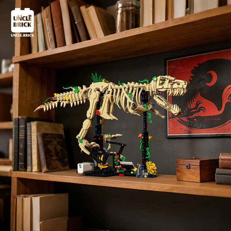 UNCLE BRICK Dinosaur Fossil Building Kit, T-Rex Dinosaur Fossil Kit