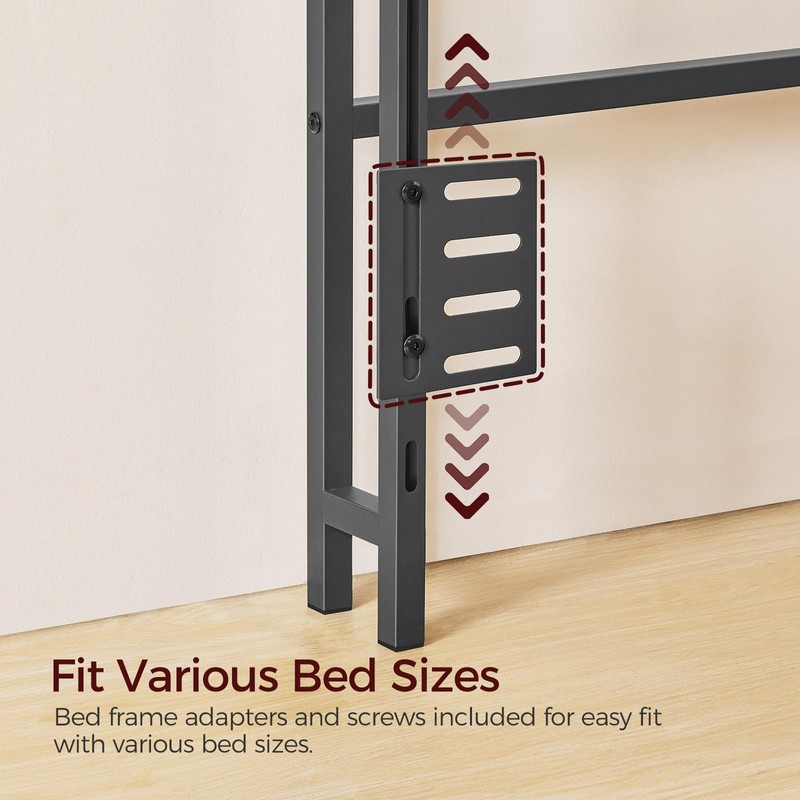 MAHANCRIS King Size Headboard Only, Headboard with 2 Outlets and