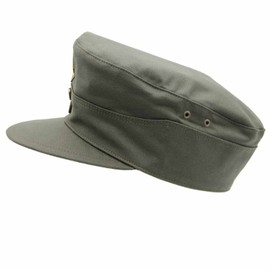 baum-m gmbh Field Cap of the German Armed Forces Original TL Olive Peaked Cap Army BW Green Work Hat, olive, 61