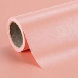 MAYPLUSS Pink Wrapping Paper Jumbo Roll - 17Inch X 32.8Feet - Girly Pink Pearly-lustre Texture Wrapping Sheets Holiday Gift Wrap Paper for Wedding, Girl Birthday, Bridal Shower, Valentine's Day