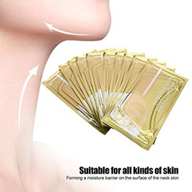 Mascarilla Antiarrugas Para El Cuello, 10 Piezas Mascarilla De Colágeno Para El Cuello Mascarilla Reafirmante Nutritiva Para La Piel Del Cuello Para E