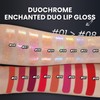 CHARMACY Multichrome Double Head Non-Stick Lip Gloss, Metallic Colourful Lip