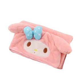 Cinnamoroll, Chromi, My Melody, Blanket, Character, Blanket, Throw, Hat, Plush, Large, Warm, Breathable, Fluffy, For Cars, Washable, Air Conditioner, For Kids, Cute (My Melody)
