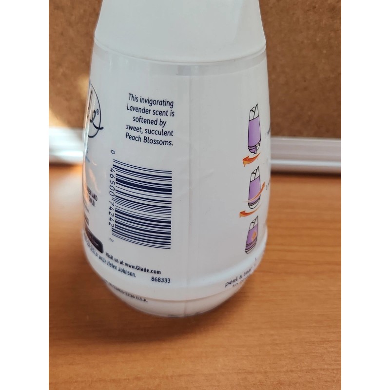 Glade Solid Air Freshener Lavender & Peach Blossom 6 Oz