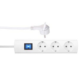 Kopp 233302018 Indoor 3AC outlet(s) 1.4m White power extension 233302018, Indoor, 1.4 m, 3 AC outlet(s), IP20, White, Thermoplastic