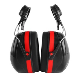 2Pcs Ear Muffs, Noise Protection, Angle Adjustable Telescopic Helmet Earmuff, Hard Hat Attachment