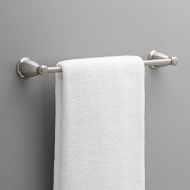 Franklin Brass KIN5PC-SN Kinla 5-Piece -bath Hardware, Satin -towel Bar Accessory Set, Brushed Nickel