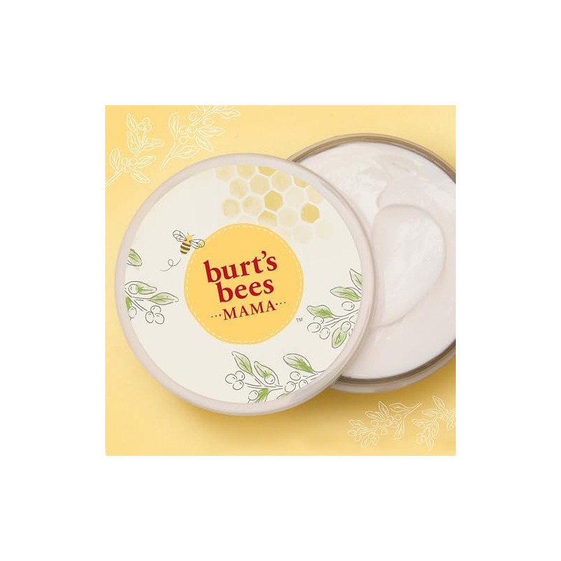 Burt's Bees Mama Bee Belly Butter, Fragrance Free Lotion, 6.5
