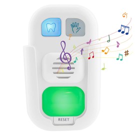 LUXSWAY Kids Musical Timer for Teethbrushing with 3 Level Volume, 20 Seconds Handwash Timer and 2 Minutes Teeth Brush Musical for Kids Training, Battery Powered Indicator LED Light