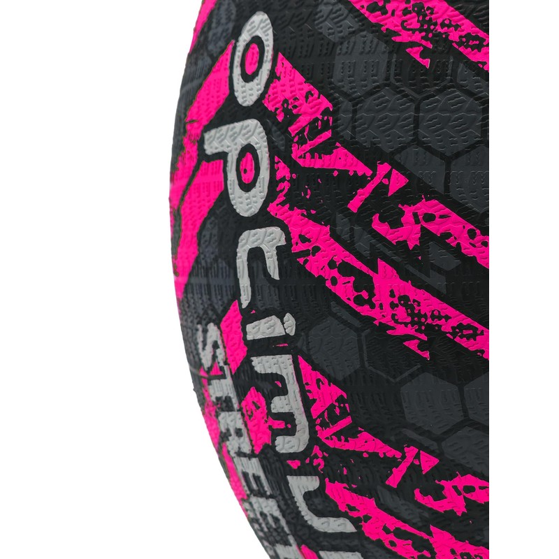 Optimum STREET RUGBY BALL - BLACK/PINK - 3