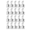 20 Pcs Zipper Presser Foot Stainless Steel Invisible Zipper Sewing