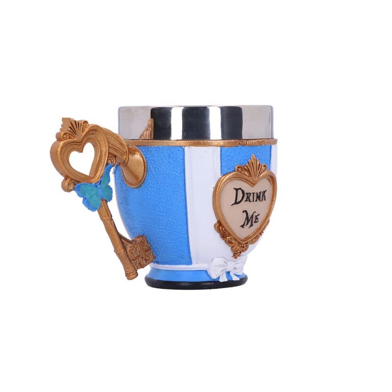 Nemesis Now Pinkys Up Alice Cup, 11cm, White