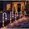 Solar Christmas Pathway Lights for Outdoor Décor – 5-Piece 8-Mode