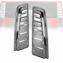 World Class Suppliers HUMMER H2 CHROME REAR UPPER TAIL LIGHT VENT COVER 2003-09