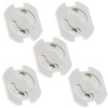 Child Lock for Sockets, Pack of 5 for Gluing, Child