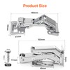 Ulsam 2pcs Soft Close Cabinet Hinges, 170 Degree Concealed Cupboard