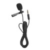 3.5mm Lavalier Lapel Microphone Clip on Hands Free Microphone for