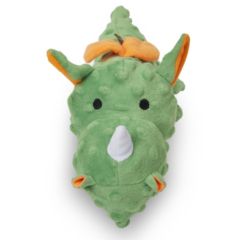 Surrey Feed Dragon Plush Dog Toy with squeaker inside.