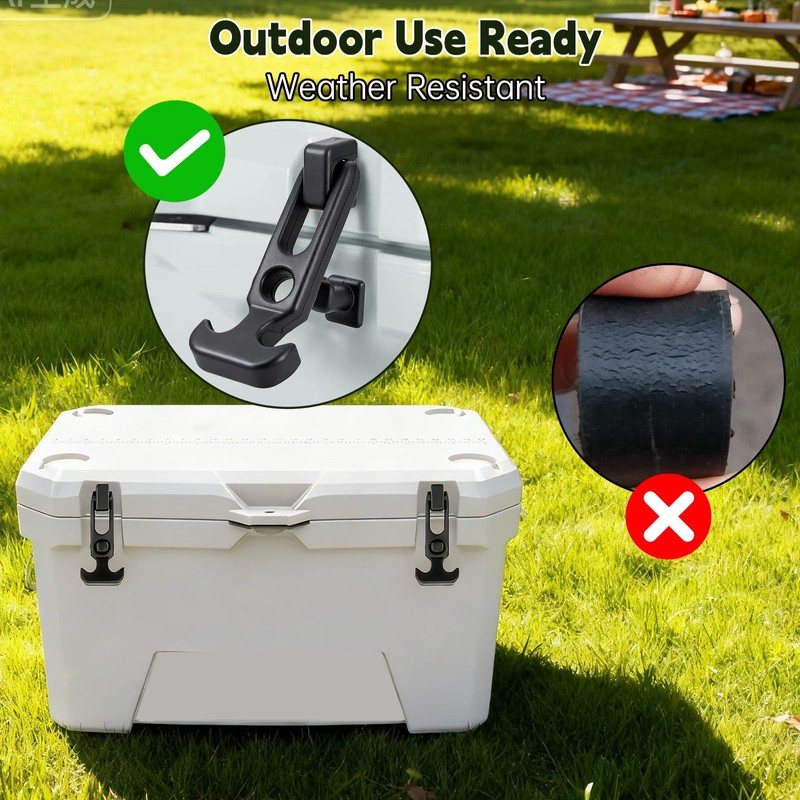 2 Pack Cooler Latches Compatible with Ozark Trail, Replacement Lid