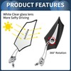 INFINAUTO Motorcycle Rear View Mirrors Bar End Side Mirrors Mount