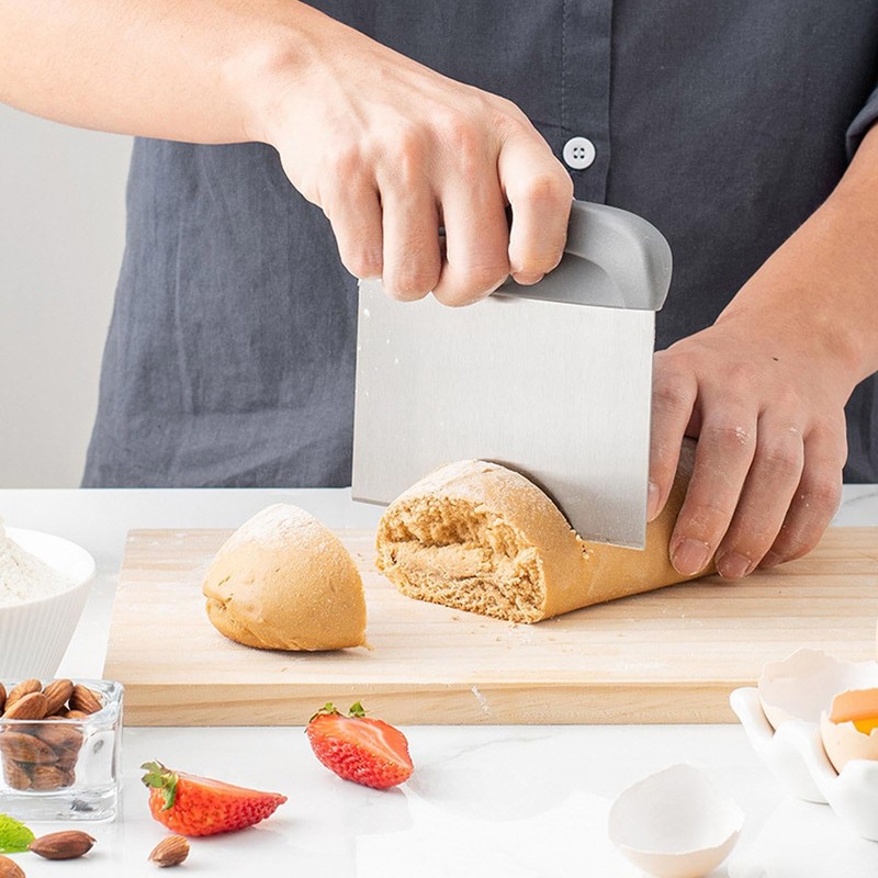 Bench Scraper - Practical Strong Kitchen Scrape Pastry Scraper -