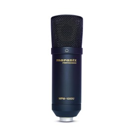 Marantz Professional MPM1000U - Micrófono Condensador USB para PC, Micrófono Gamer, Podcast y para Grabaciones