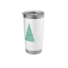 Christmas Tree Lights Ask Me How Many Days Until Xmas Party Stainless Steel Insulated Tumbler
