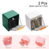 sourcing map 2 Pcs Cotton Ball Holder Canisters for Cotton