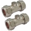 Isolation Valve 15mm 2 Pack - 15mm Isolation Valve -
