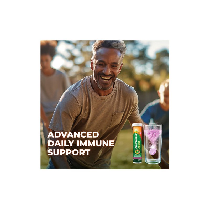 Berocca Immune Daily Defence Vitamin C, D and Zinc, Blackcurrant