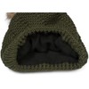 styleBREAKER Unisex Plain Knitted Bobble Hat Fine Knitted with Fleece