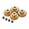 QUARKZMAN 4 Pieces RC 48DP Motor Sprocket Gear 3.175 mm