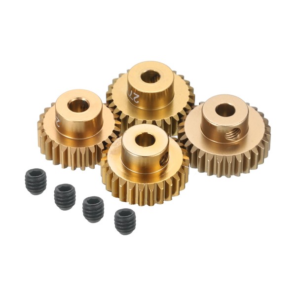 QUARKZMAN 4 Pieces RC 48DP Motor Sprocket Gear 3.175 mm