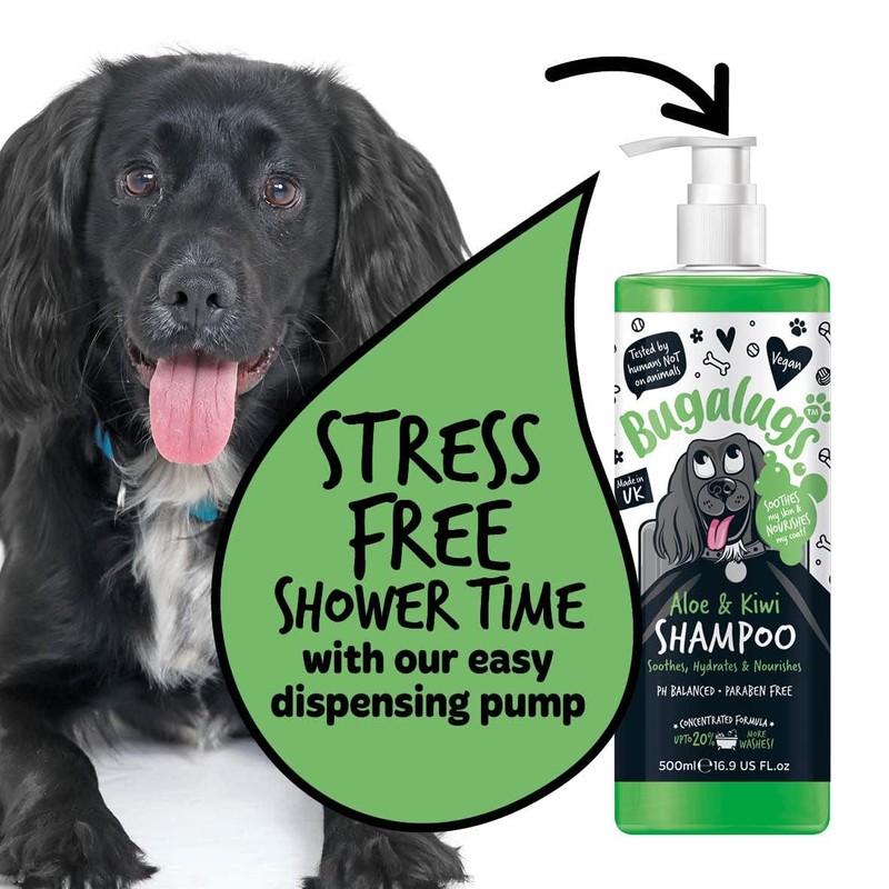 Bugalugs Aloe & Kiwi Dog Shampoo - Long Lasting Freshness