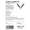 Vitamin B1 Capsules Thiamine REDWELLS No Additives High Strength 200mg