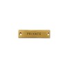 POSH LIVING AG PRIVATE 64019 Sign Plate