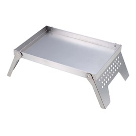 CAPTAIN STAG UG-3304 Stainless Steel Mini Table Fire Pit Stand for A4 Type