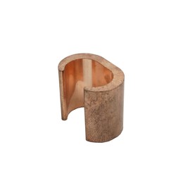 10PCS Pack Copper C Tap，Non Insulated Copper Wire and Wire Connection Terminals，C Shape Grounding Connector (10, Size C-26)