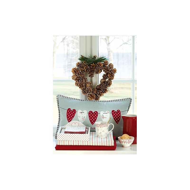 GreenGate Dinner Plate Abella White