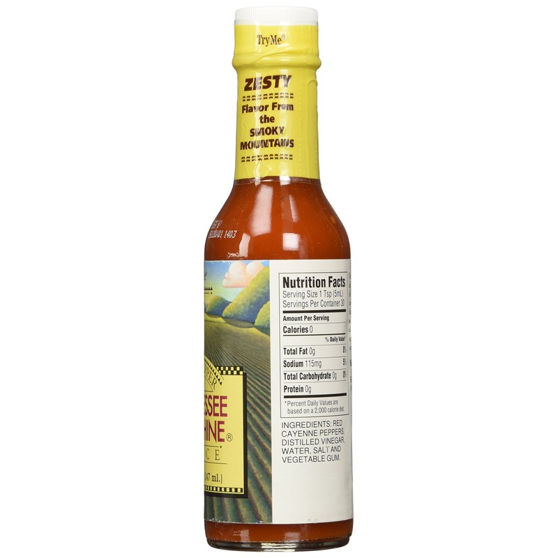 TryMe Tennessee Sunshine Hot Pepper Sauce - 5 oz. (Pack