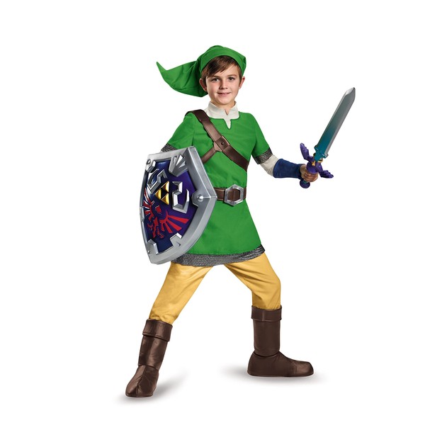 Link Deluxe Child Costume, Large (10-12)