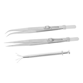 jojofuny 1 Set Stainless Steel Tweezer Multipurpose Craft Tool for Jewelry Making Bead Working and Laboratory Use Durable and Practical Tongs for Easy Handling of Accessories