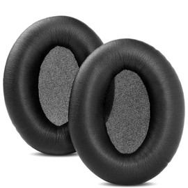 DowiTech Professional Replacement Earpads Cushion Compatible with August EP735 Active Noise Cancelling Bluetooth v4.1 Headphones Ear pads with Skin-Friendly Leather and Memory Foam