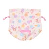 Sanrio 570125 Sanrio Characters Drawstring Bag (Nagami Pastel)