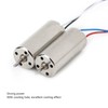 Drone Motor, 2Pcs 8.5x20mm 3-5V 0.15A 35000RPM-37000RPM Quadcopter Motor 8520