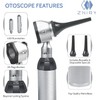Zniry Veterinary Otoscope Opthalmoscope LED ENT Diagnostic Set, with Diagnostic