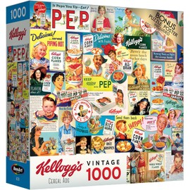 Lafayette Puzzle Factory RoseArt - Kelloggs - Rompecabezas de 1000 Piezas para Adultos