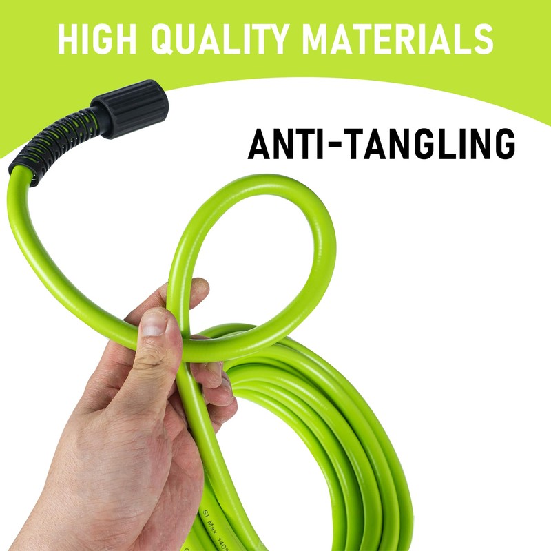 Hourleey Pressure Washer Hose 50 FT, 3600 PSI Flexible Kink