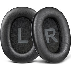 SOULWIT Ersatzpolster Ersatz Ohrpolster für Mpow H12 ANC (passen Nicht für H12 IPO) / H10 / RCA H033C Noise Cancelling Kopfhörer, Polster mit Geräuschisolierungsschaum, weicherem Proteinleder